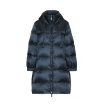 Max Mara Marte Roomy Quilted Midi Puffer in Midnight Blue | Coats | Coveti