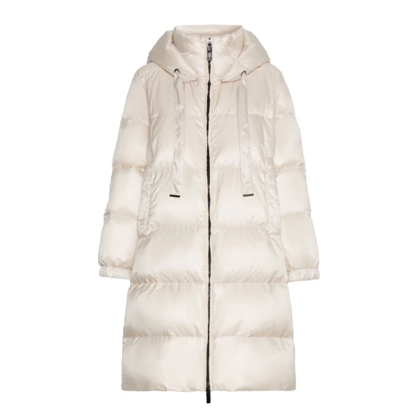 Max Mara Marte Roomy Quilted Midi Puffer in Vanilla | Coats | Coveti