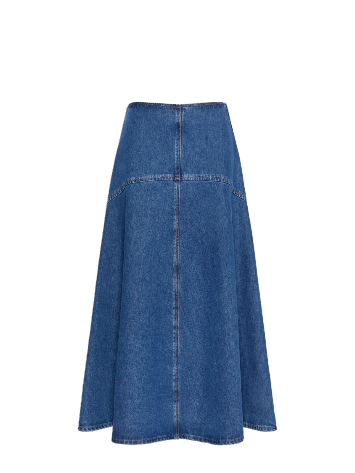 Max Mara Meandro Indigo Cotton Denim Skirt in Navy Max Mara Meandro Indigo Cotton Denim Skirt in Navy | Denim Skirts | Coveti