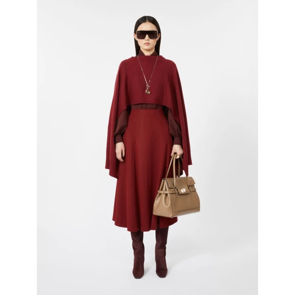 Max Mara Medium Margaux Natural Leather Handbag in Mud | Totes & Top-Handle Bags | Coveti