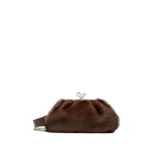 Max Mara Medium Sheepskin Pasticcino Bag in Caramel | Clutch Bags | Coveti
