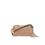 Max Mara Micro Split Leather Handbag in Mud | Mini Bags | Coveti