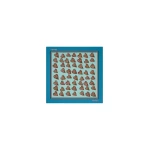 Max Mara Mito Printed Silk Twill Scarf in Light Blue | Scarves | Coveti