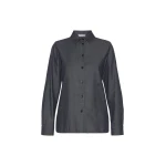 Max Mara Molo Denim-Look Cotton Shirt in Ultramarine | Shirts | Coveti