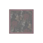 Max Mara Moneta Printed Wool and Silk Shawl in Shaded Pink | Scarves | Coveti