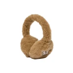 Max Mara Muffy Teddy Fabric Earmuffs in Camel | Hats | Coveti