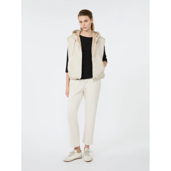Max Mara Multia Stretch Cotton Boat-Neck T-Shirt in Black | T-shirts | Coveti