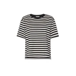 Max Mara Multid Jersey Boxy T-Shirt in Black | T-shirts | Coveti