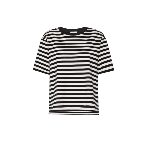 Max Mara Multid Jersey Boxy T-Shirt in Black | T-shirts | Coveti