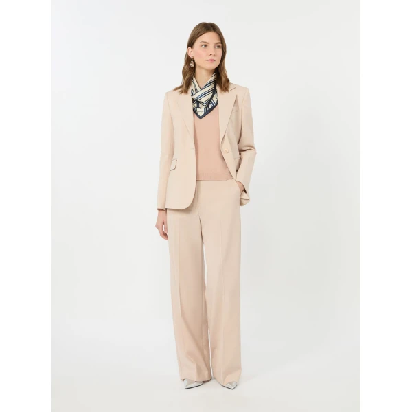 Max Mara Nazione Sleeveless Stretch Viscose Jumper in Pink | Sweaters | Coveti