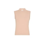 Max Mara Nazione Sleeveless Stretch Viscose Jumper in Pink | Sweaters | Coveti