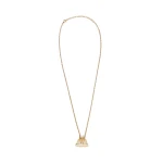 Max Mara Necklace with Pasticcino Bag Charm in Gold | Women | Coveti