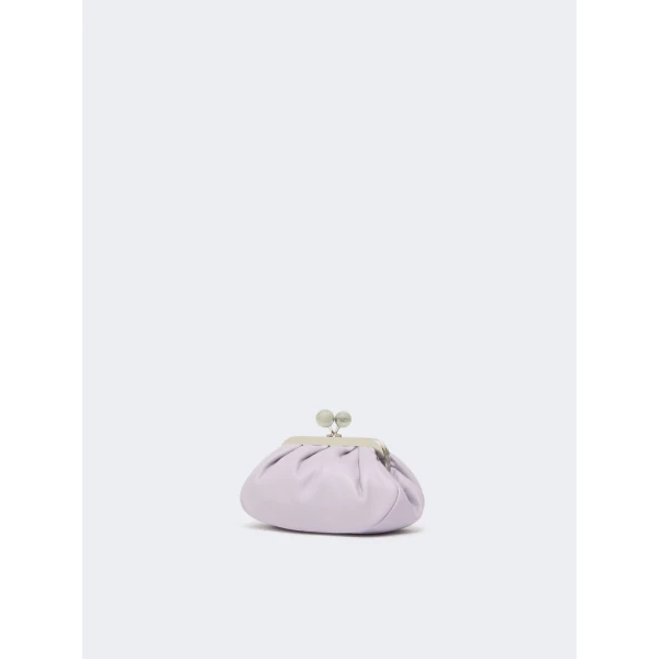Max Mara Nembi Extra Small Shiny Sheepskin Pasticcino Bag in Lilac | Mini Bags | Coveti