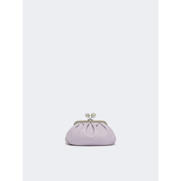 Max Mara Nembi Extra Small Shiny Sheepskin Pasticcino Bag in Lilac | Mini Bags | Coveti