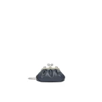 Max Mara Nembi Extra Small Shiny Sheepskin Pasticcino Bag in Ultramarine | Mini Bags | Coveti