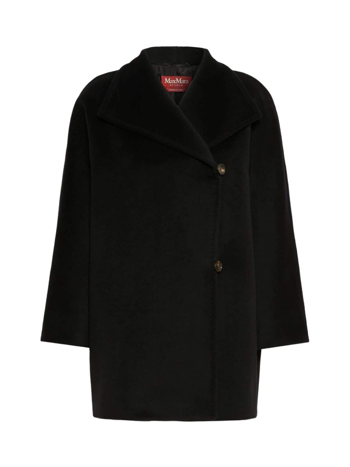 Max Mara Nembo Cocoon Wool Coat in Black Max Mara Nembo Cocoon Wool Coat in Black | Wool Coat | Coveti