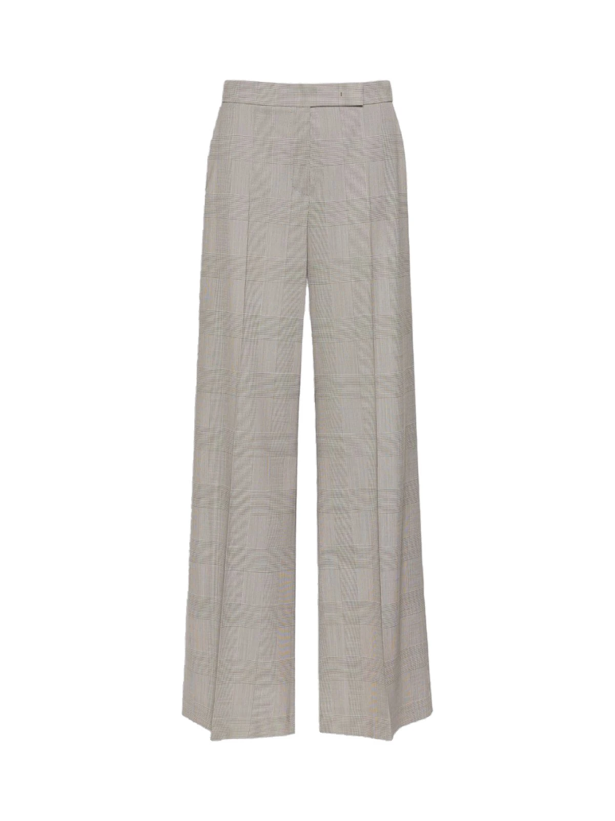 Max Mara Netto Glen Plaid Wool Trousers in Olive Green Max Mara Netto Glen Plaid Wool Trousers in Olive Green | Tailored pants | Coveti
