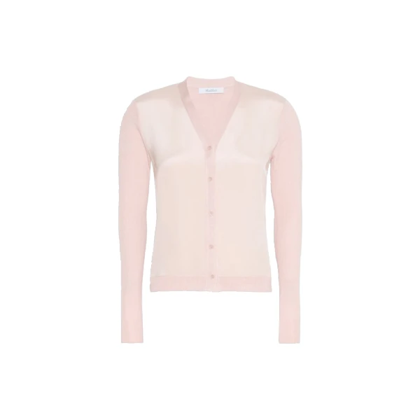 Ninfee Cashmere and Silk Cardigan in Pink