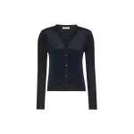 Max Mara Ninfee Cashmere and Silk Cardigan in Ultramarine | Cardigan | Coveti