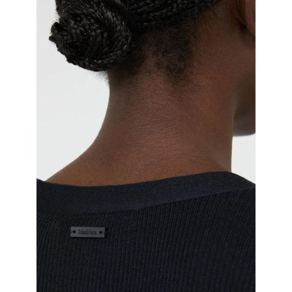 Max Mara Ninfee Cashmere and Silk Cardigan in Ultramarine | Cardigan | Coveti