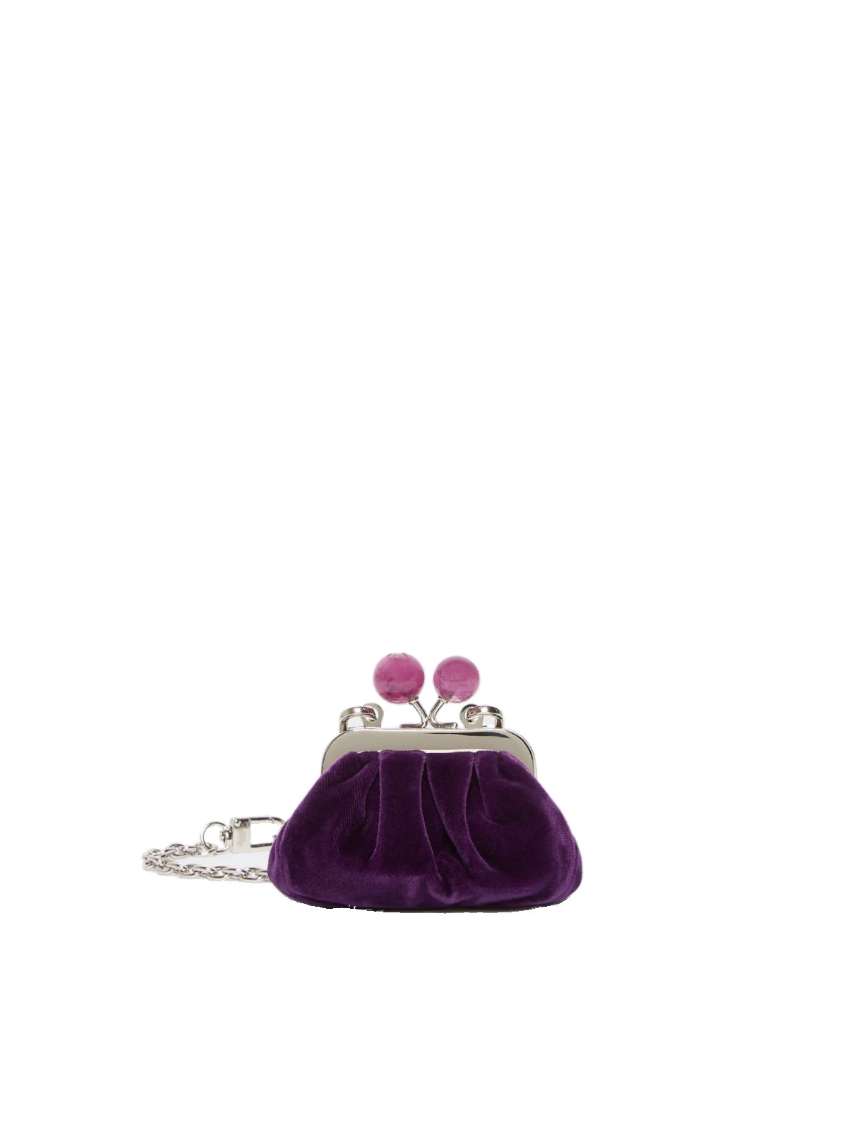Max Mara Nocino Velvet Nano Pasticcino Bag in Purple Max Mara Nocino Velvet Nano Pasticcino Bag in Purple | Mini Bags | Coveti