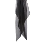 Max Mara Nome Pleated Cashmere and Silk Stole in Black | Scarves | Coveti