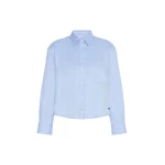 Max Mara Nuoro Cotton Oxford Shirt in Light Blue | Shirts | Coveti