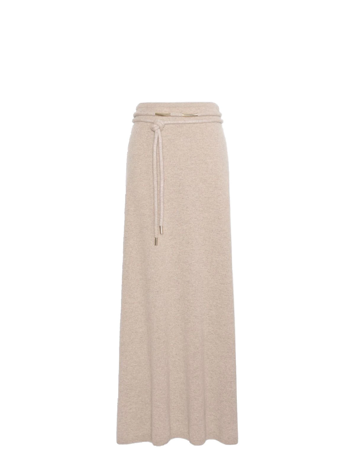 Max Mara Oggi Long Cashmere Skirt in Sand Max Mara Oggi Long Cashmere Skirt in Sand | Maxi Skirts | Coveti