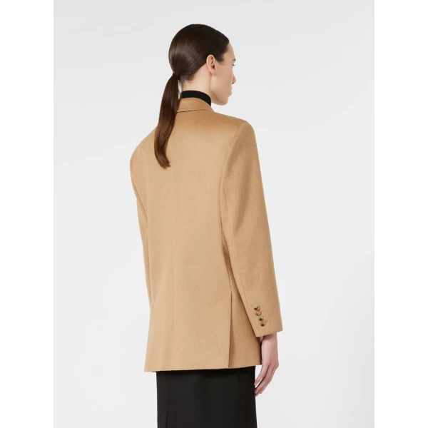 Max Mara Olimpia Zibeline Camel Jacket in Camel | Blazers | Coveti