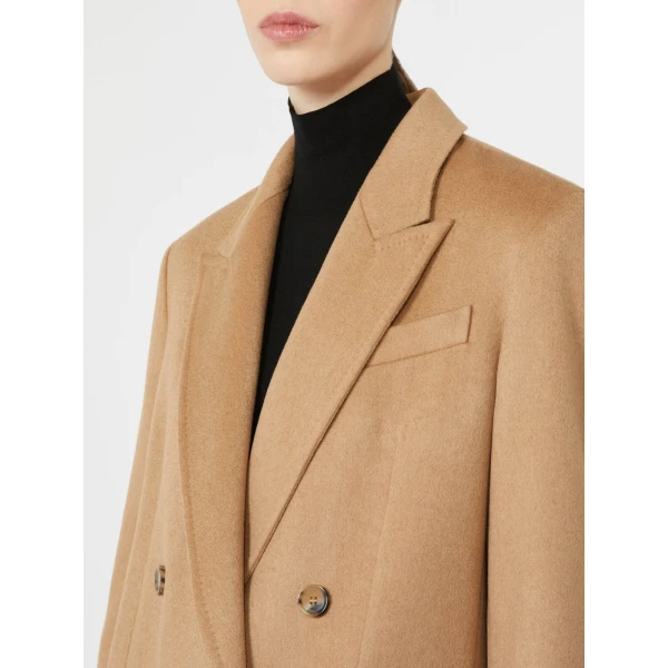 Max Mara Olimpia Zibeline Camel Jacket in Camel | Blazers | Coveti