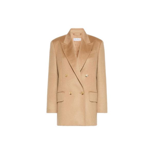 Max Mara Olimpia Zibeline Camel Jacket in Camel | Blazers | Coveti