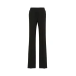 Max Mara Orata Slim-Fit Wool Cloth Trousers in Black | Tailored pants | Coveti