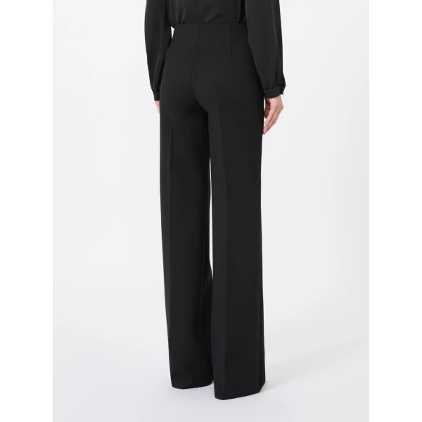Max Mara Orata Slim-Fit Wool Cloth Trousers in Black | Tailored pants | Coveti
