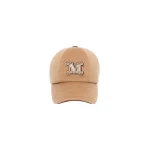 Max Mara Ordine Cashmere Double Drap Baseball Cap in Camel | Hats | Coveti