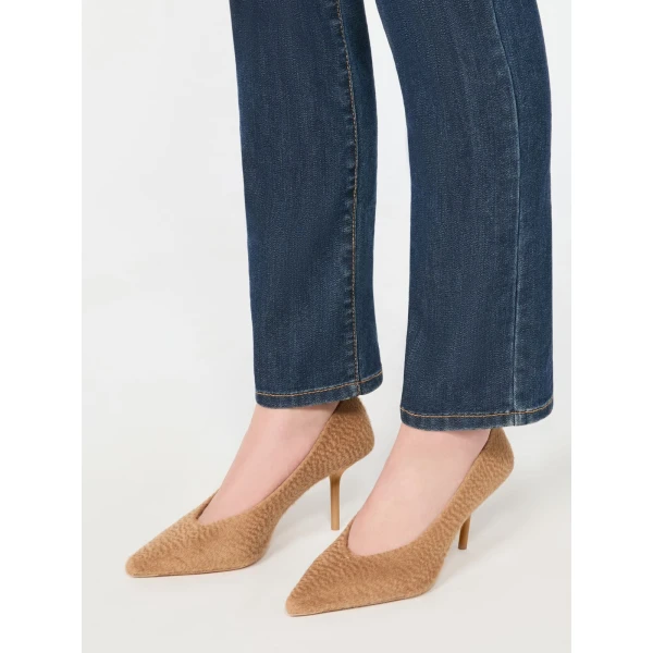 Max Mara Oscuro Camel Drap Court Shoes in Camel | Heels | Coveti