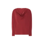 Max Mara Ottimo Technical Cady Blouse in Ruby | Blouse | Coveti