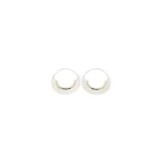 Max Mara Otto Crescent Hoop Earrings in Silver | Earrings | Coveti