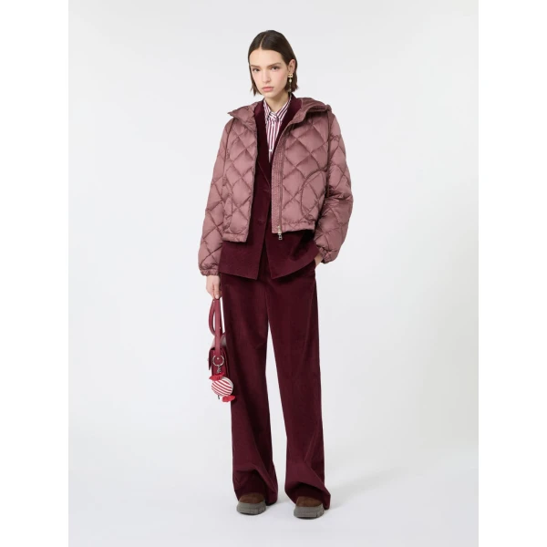 Max Mara Ovatta Boxy Cotton Poplin Shirt in Bordeaux | Shirts | Coveti