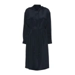 Max Mara Ovatte Silk Crepe de Chine Overcoat in Ultramarine | Coats | Coveti