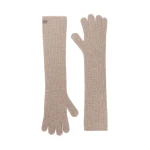 Max Mara Palmi Long Cashmere Gloves in Honey | Gloves | Coveti