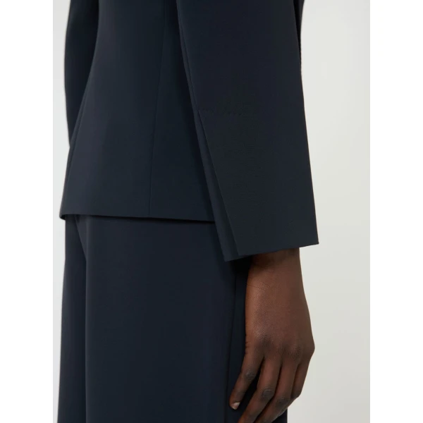 Max Mara Palo Cady Sash Jacket in Midnight Blue | Blazers | Coveti