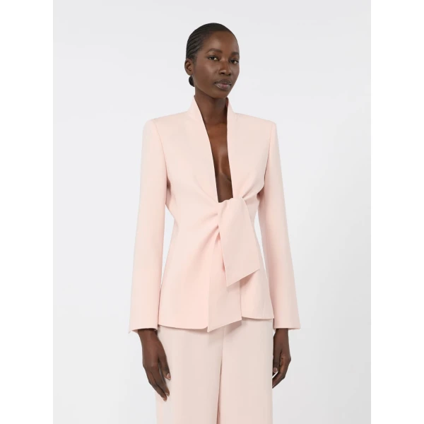 Max Mara Palo Cady Sash Jacket in Pink | Blazers | Coveti