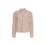 Max Mara Panetto Boxy Cotton Poplin Shirt in Terra Cotta | Shirts | Coveti