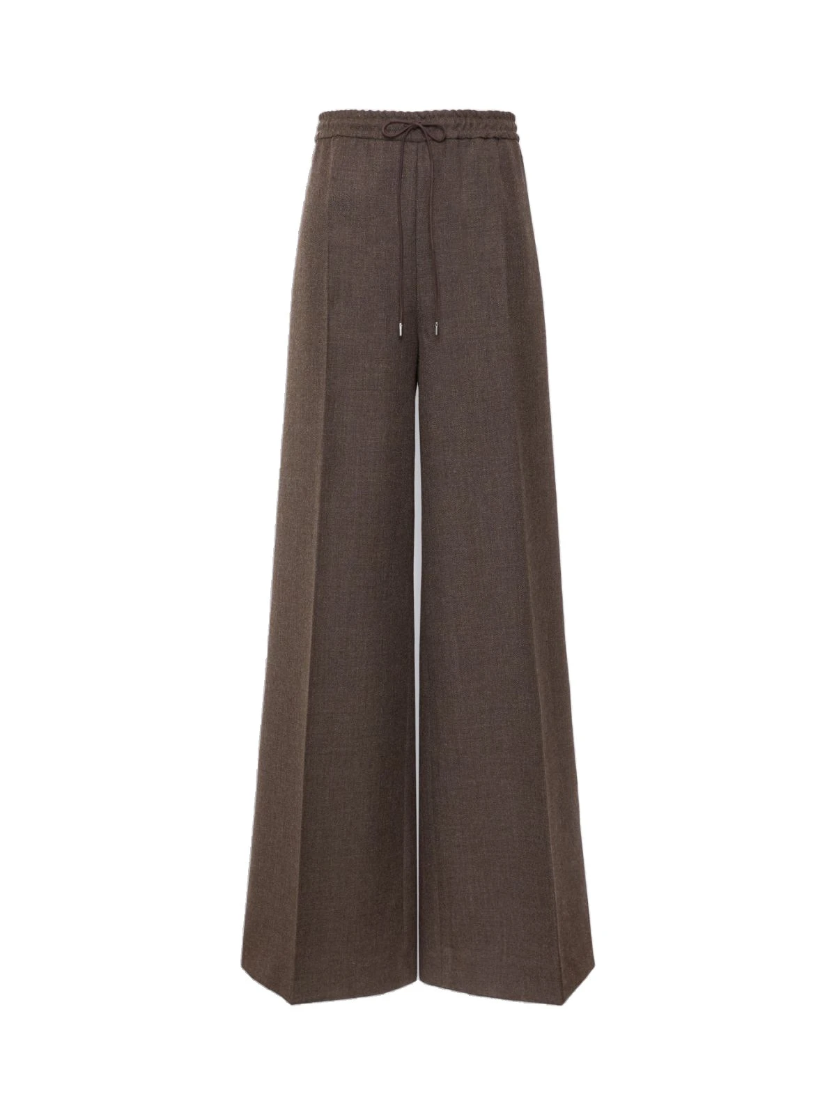 Max Mara Pantone Batavia Wool Trousers in Mud Max Mara Pantone Batavia Wool Trousers in Mud | Wide leg pants | Coveti