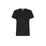 Max Mara Papaia Cotton Jersey T-Shirt in Black | T-shirts | Coveti