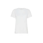 Max Mara Papaia Cotton Jersey T-Shirt in Optical White | T-shirts | Coveti