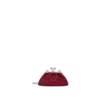 Max Mara Pasticcino Bag Extra Small with Rhinestones in Red | Mini Bags | Coveti