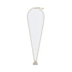 Max Mara Pasticcino Bag Pendant Pearl Necklace in Optical White | Necklace | Coveti