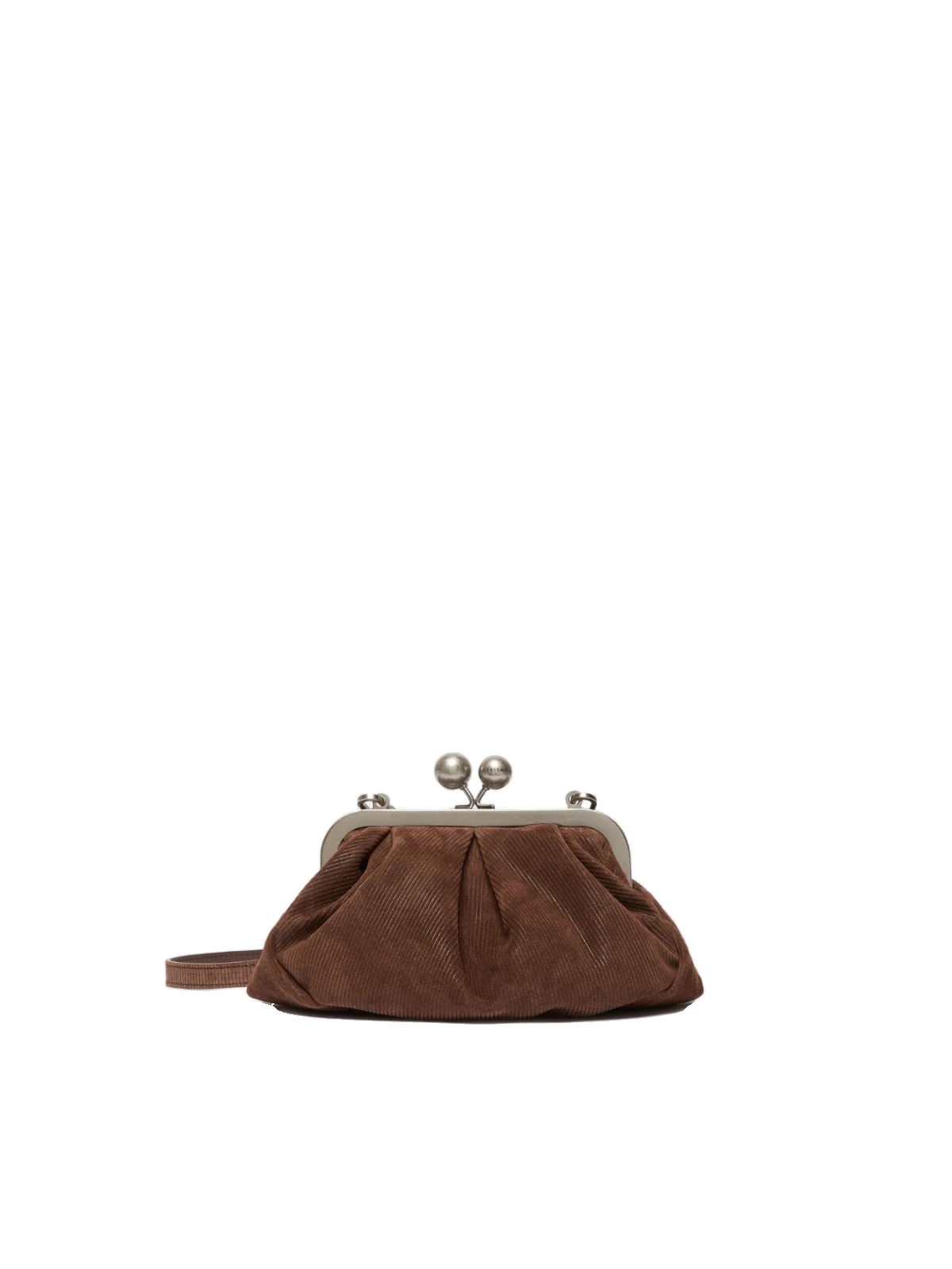 Max Mara Pasticcino Bag Small in Suede, Chocolate Max Mara Pasticcino Bag Small in Suede, Chocolate | Clutch Bags | Coveti
