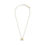 Max Mara Pasticcino Pendant Choker Necklace in Gold | Women | Coveti